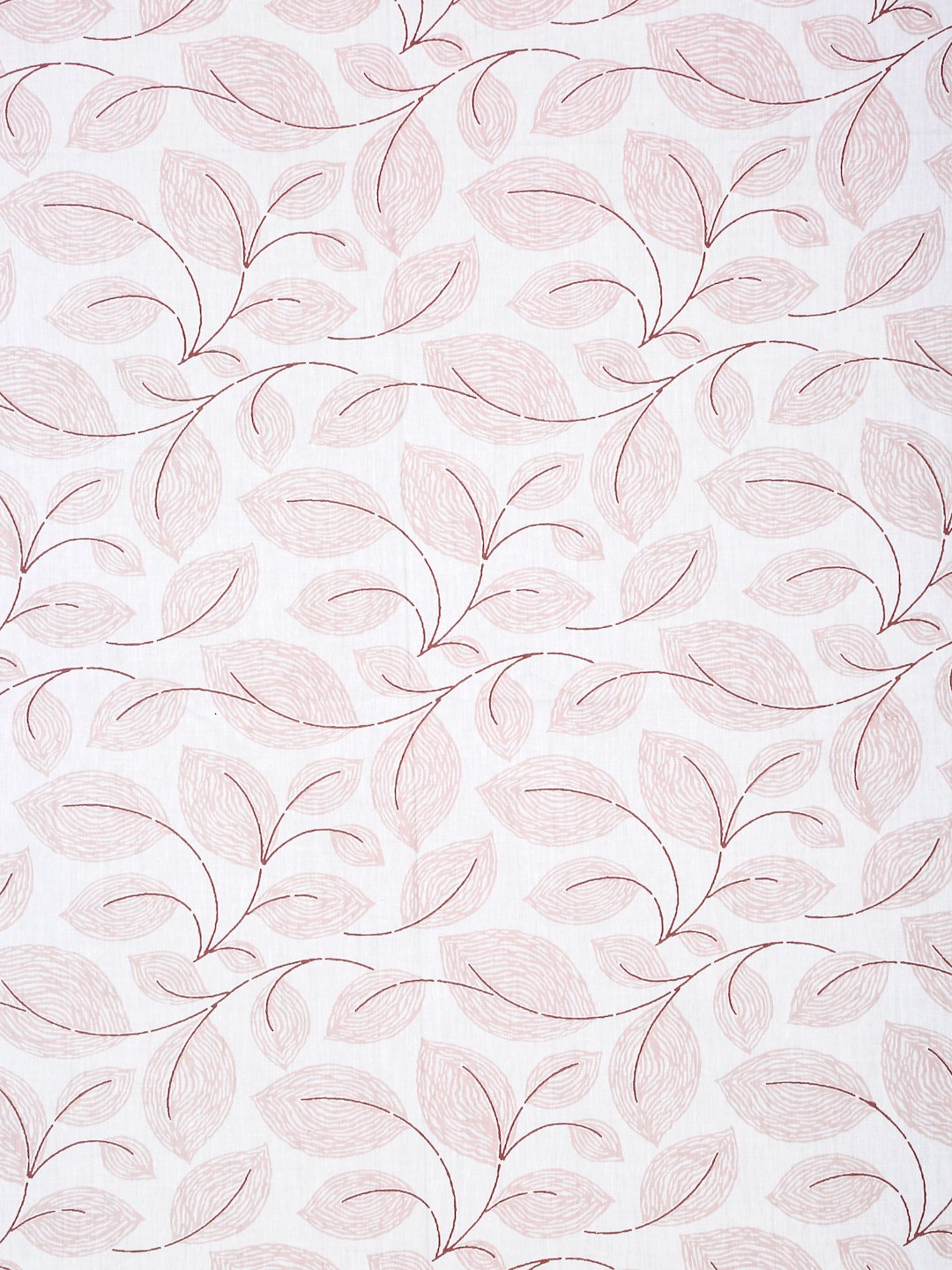 White Floral 400 TC Pure Cotton Super King Double Bedsheet with 2 Pillow Covers