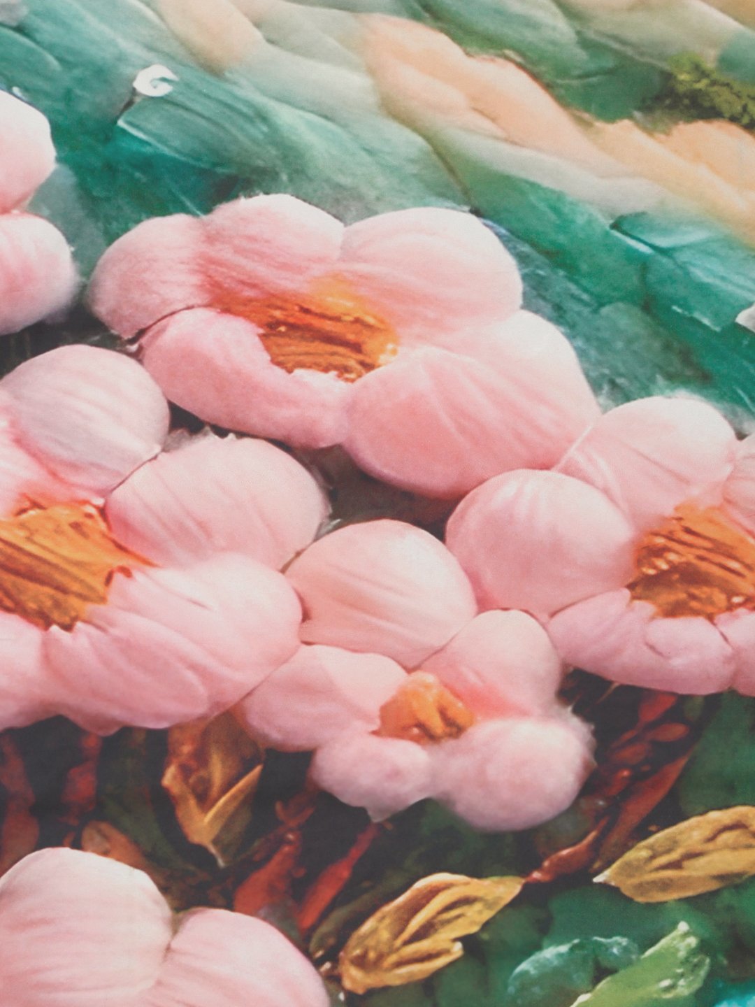 Multi Cartoon Characters 7D King Size Cotton Blend Double Bedsheet with 2 Pillow Covers