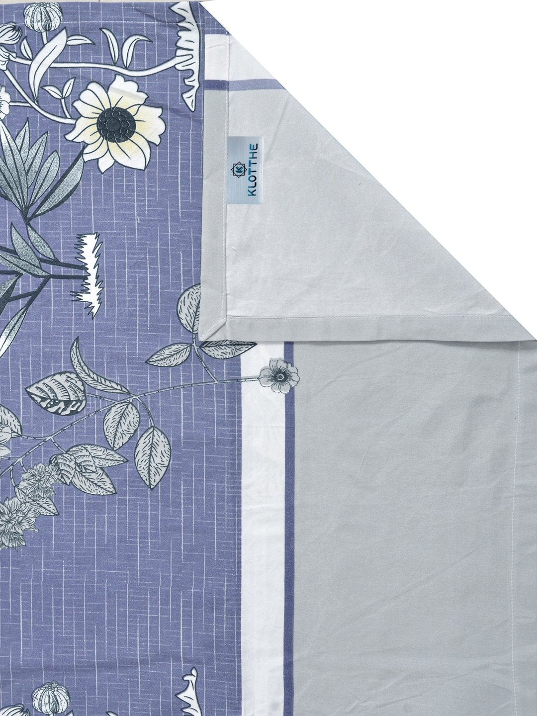 Multi Floral 300 TC Cotton Blend Single Bedsheet with 2 Pillow Covers