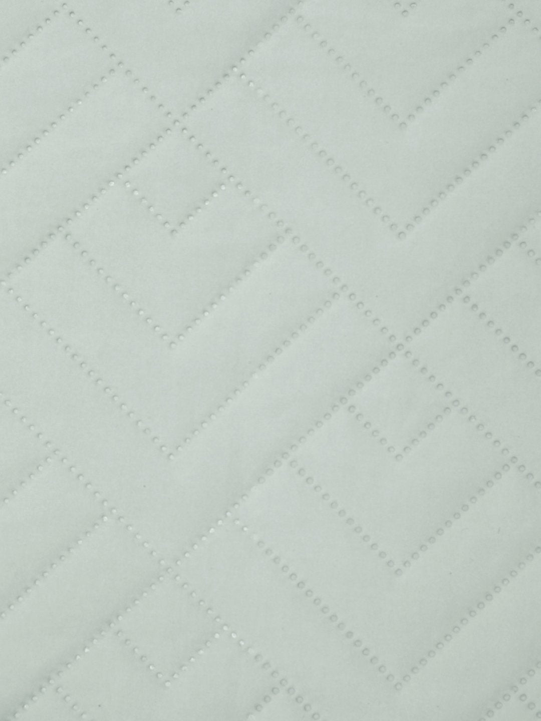 LightGreen Geometric King Size Micro Fiber Filling Double Bedcover with 2 Pillow covers