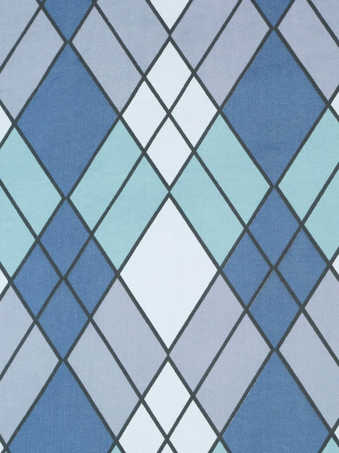 Multi Geometric 300 TC Cotton Blend Double Bedsheet with 2 Pillow Covers