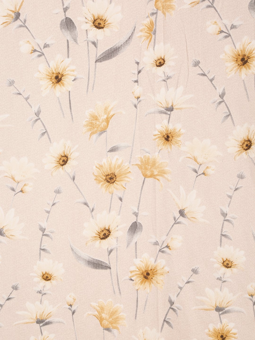 Peach Cotton Blend Floral Double Bed Dohar