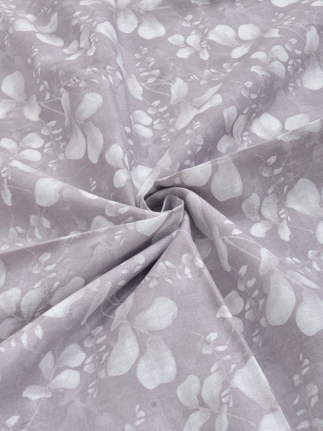 Purple Pure Cotton Floral Double Bed Dohar
