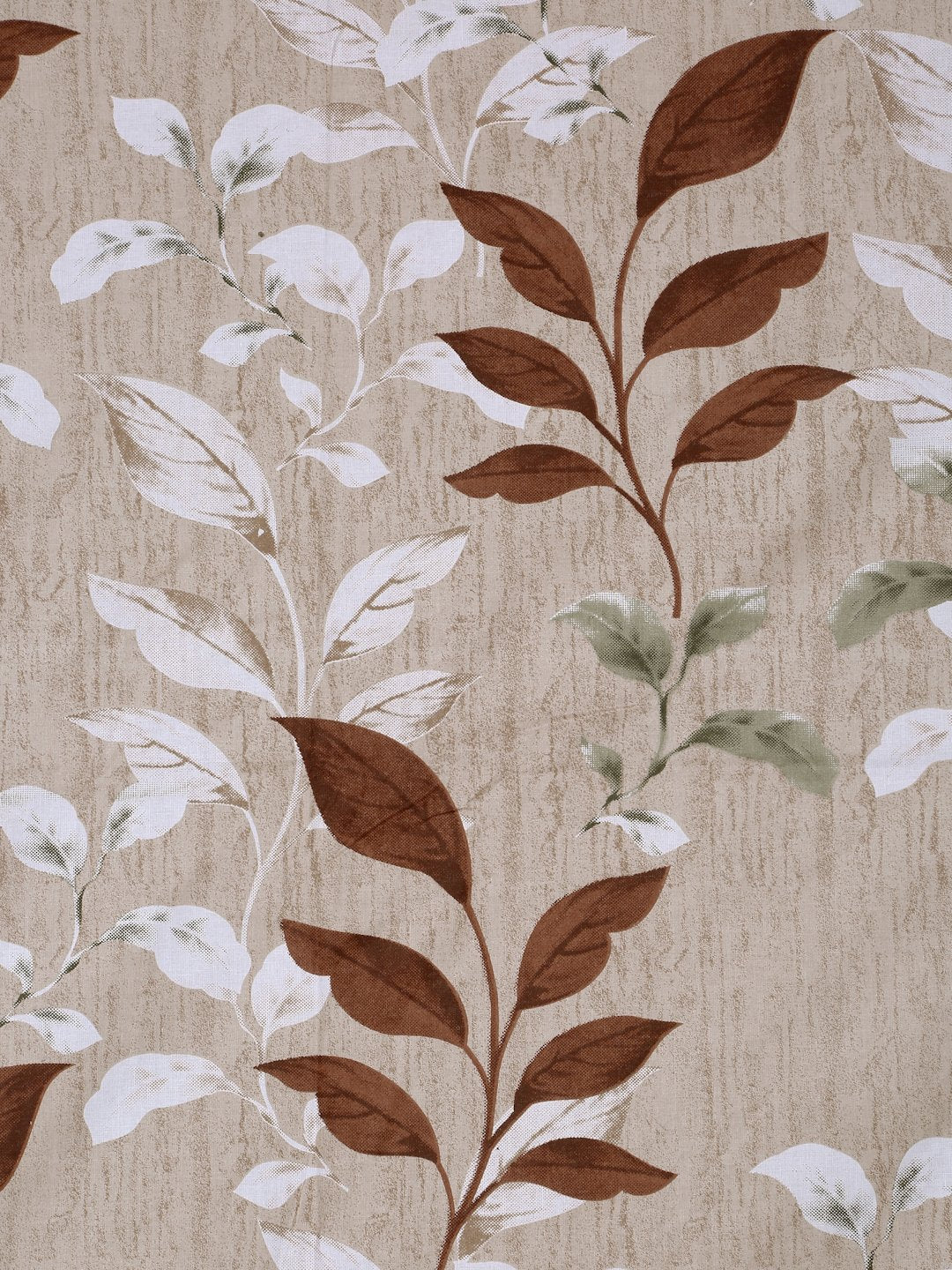 Peach Floral 400 TC Pure Cotton Double Bedsheet in Book Fold Packing