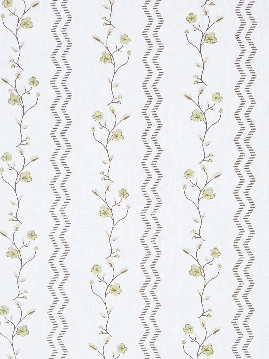 White Floral 400 TC Pure Cotton Super King Double Bedsheet with 2 Pillow Covers