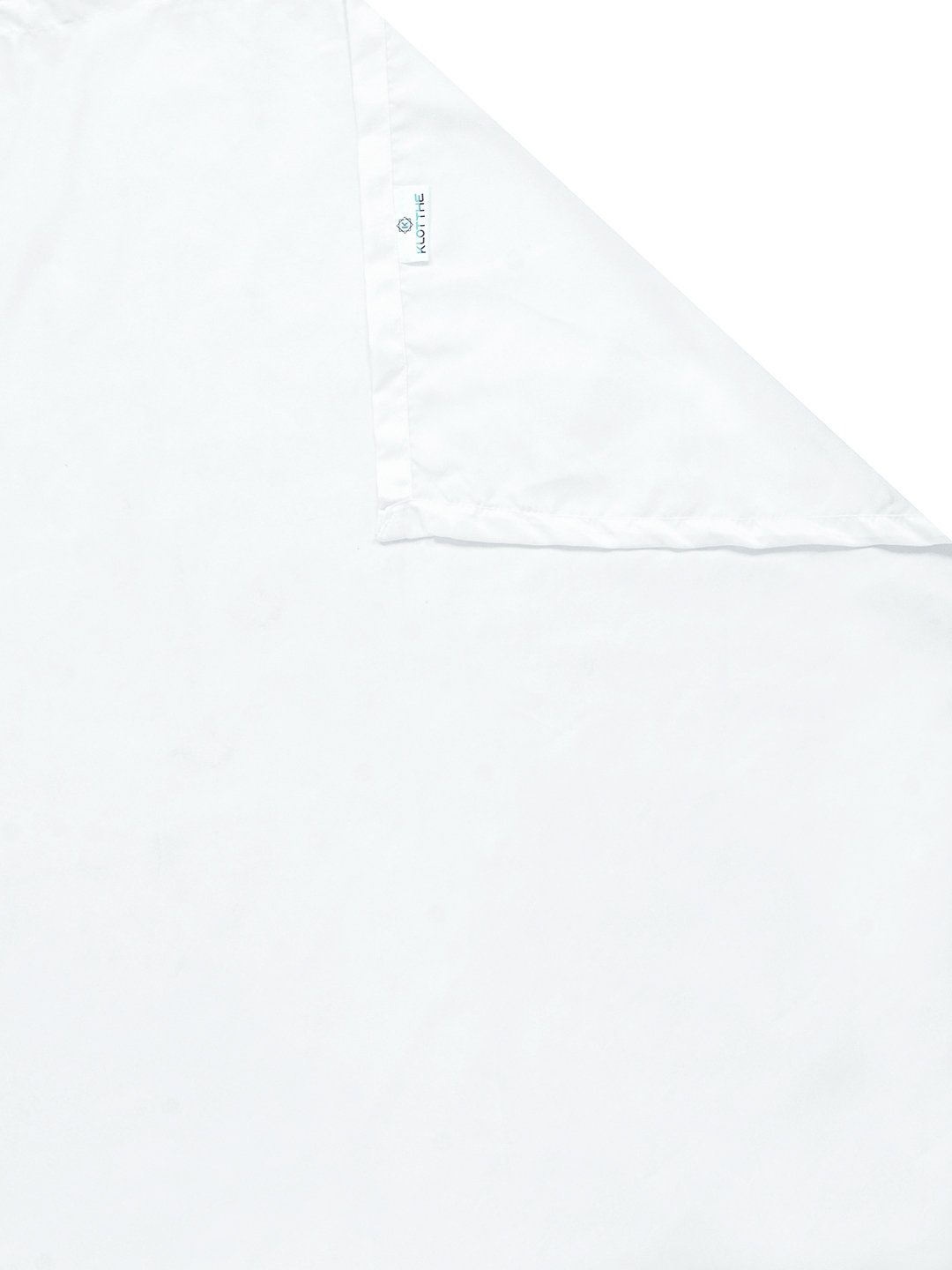 White Solid 400 TC Satin Super King Double Bedsheet with 2 Pillow Covers & 2 Cushion Covers