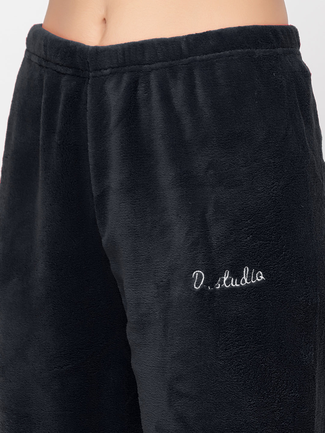 Woolen Fleece Winter Warm Night Suit for Women by KLOTTHE®