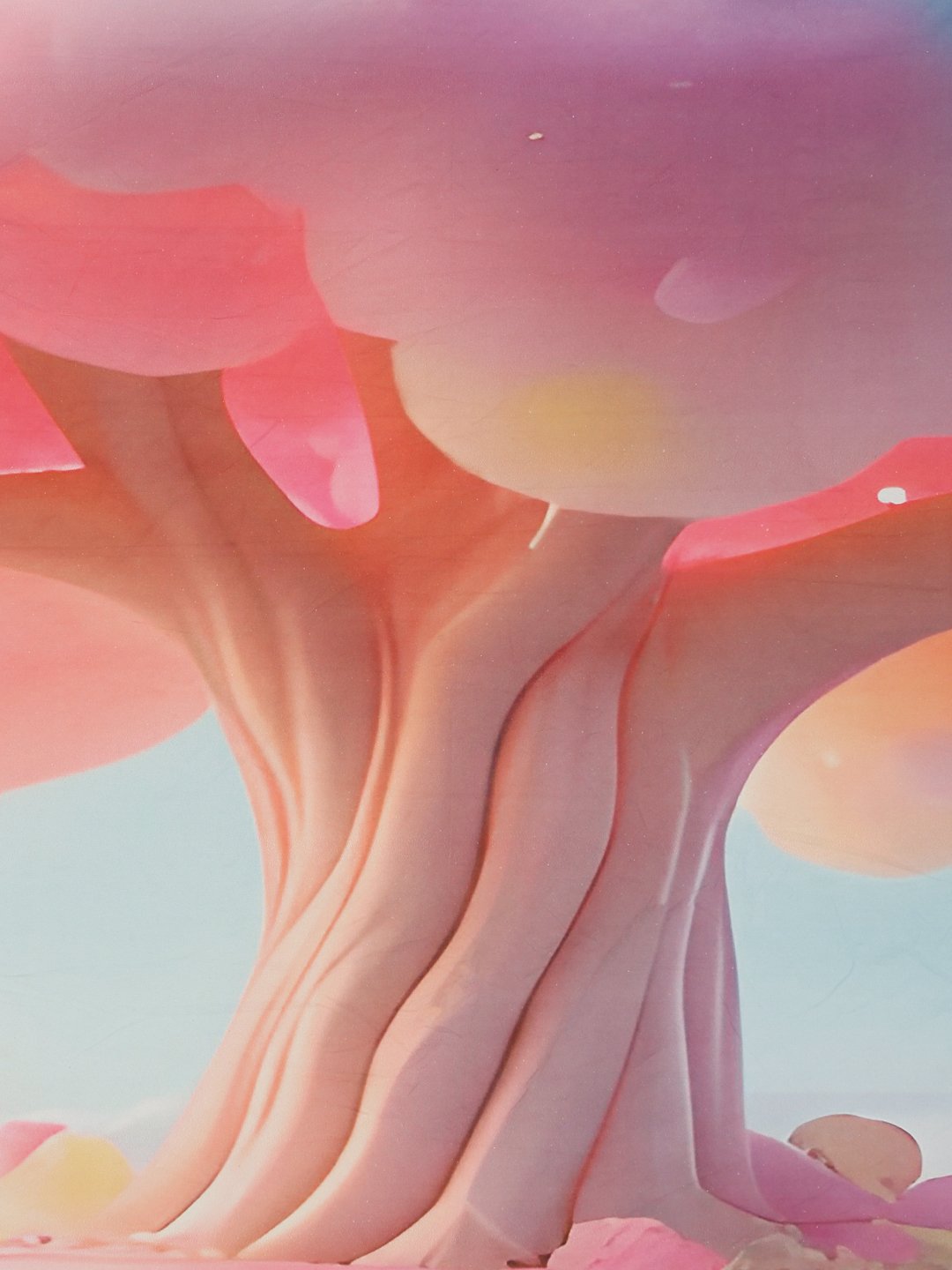 Multi 7D Floral Printed Cotton Blend Double Bedsheet with 2 Pillow Covers