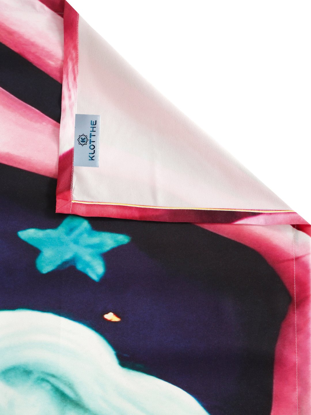 Multi Cartoon Characters 7D King Size Cotton Blend Double Bedsheet with 2 Pillow Covers