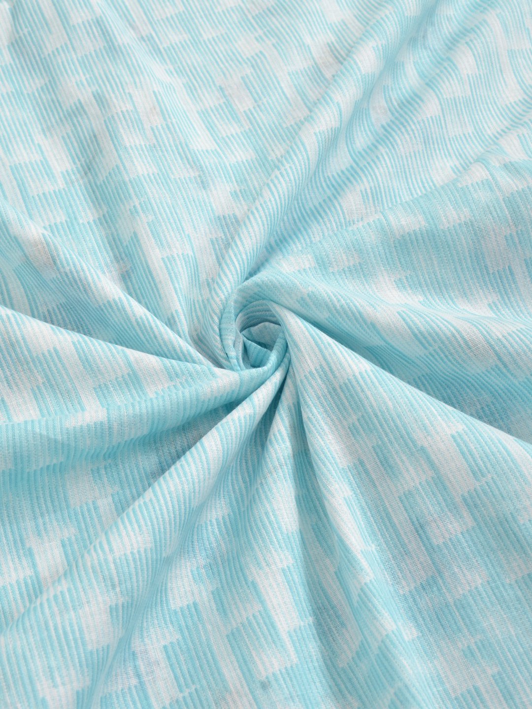 Blue Pure Cotton Floral Double Bed Dohar