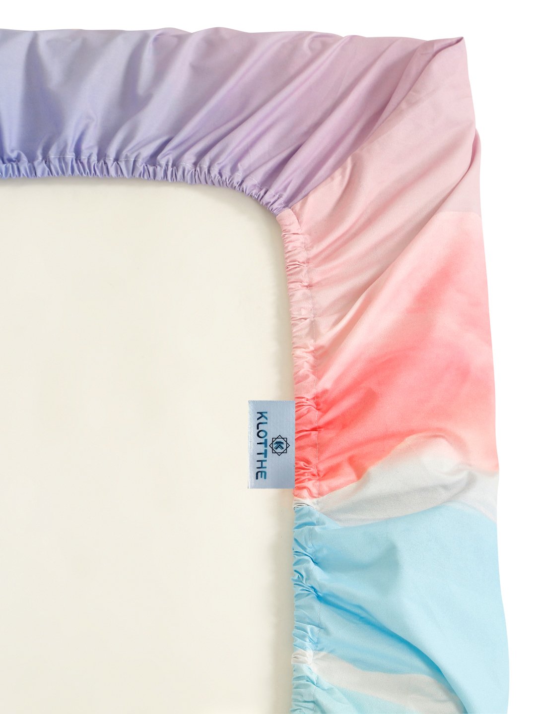 Multi Cartoon Characters 7D King Size Cotton Blend Fitted Double Bedsheet with 2 Pillow Covers