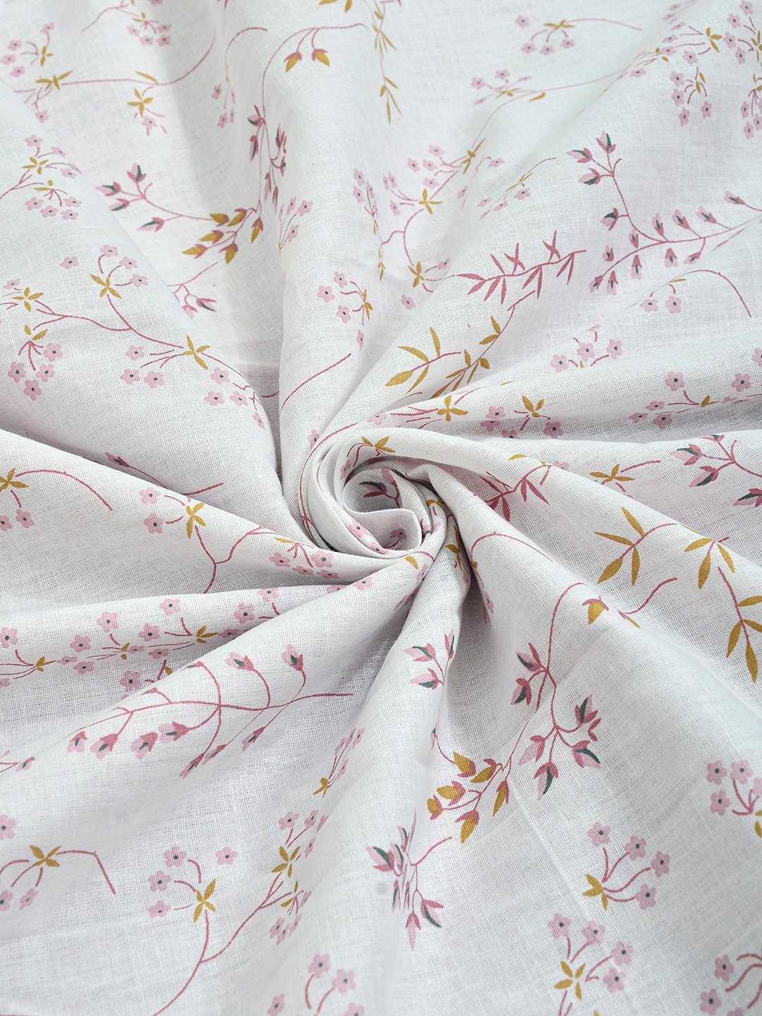 Pink Pure Cotton Floral Double Bed Dohar
