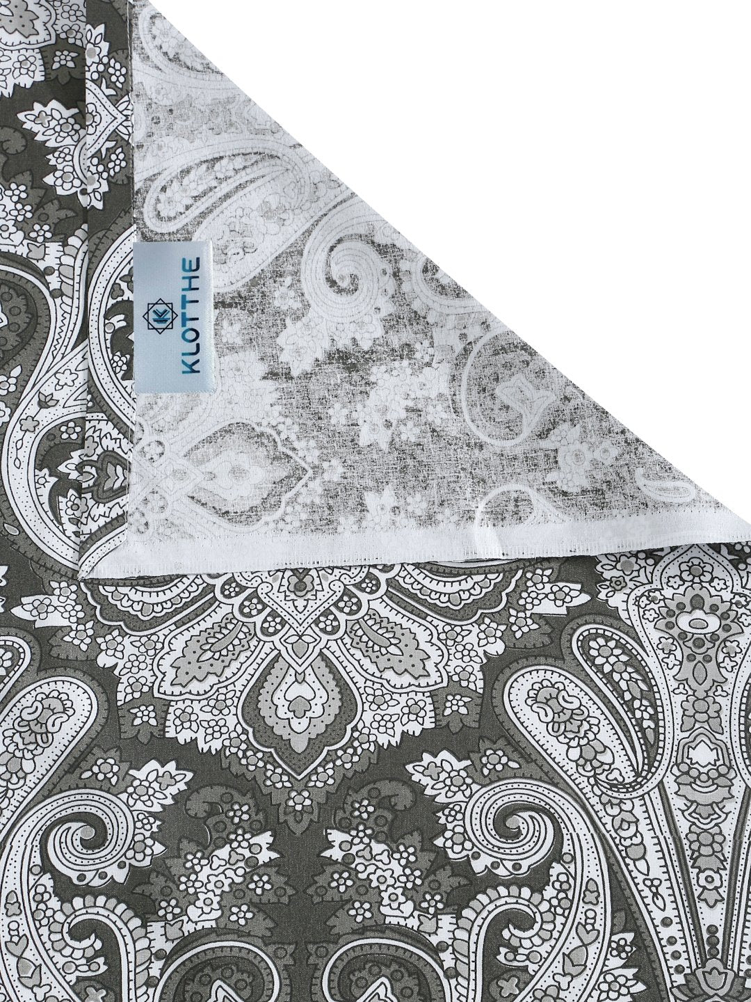 Olive Floral 400 TC Pure Cotton Double Bedsheet in Book Fold Packing