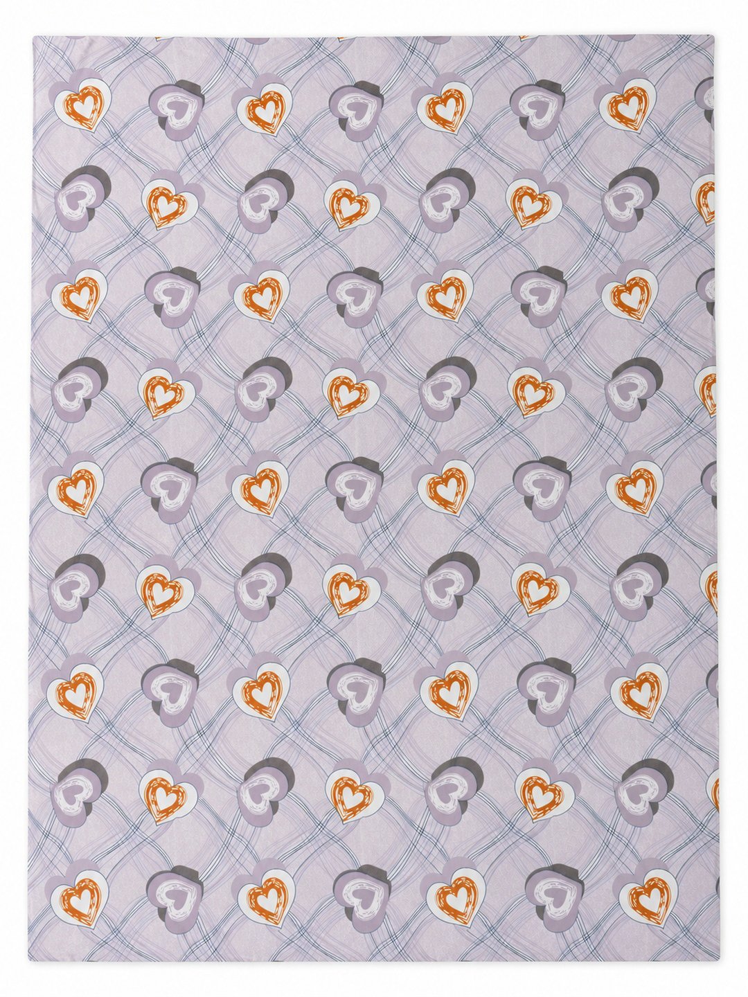Beige Floral Cotton Blend Double Bedsheet with 2 Pillow Covers