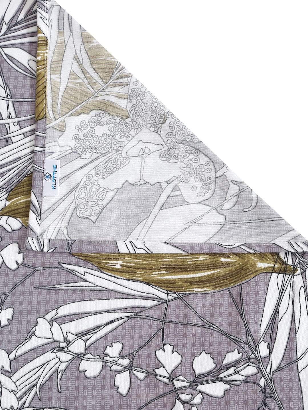 Multi Floral 300 TC Cotton Blend Double Bedsheet in Book Fold Packing