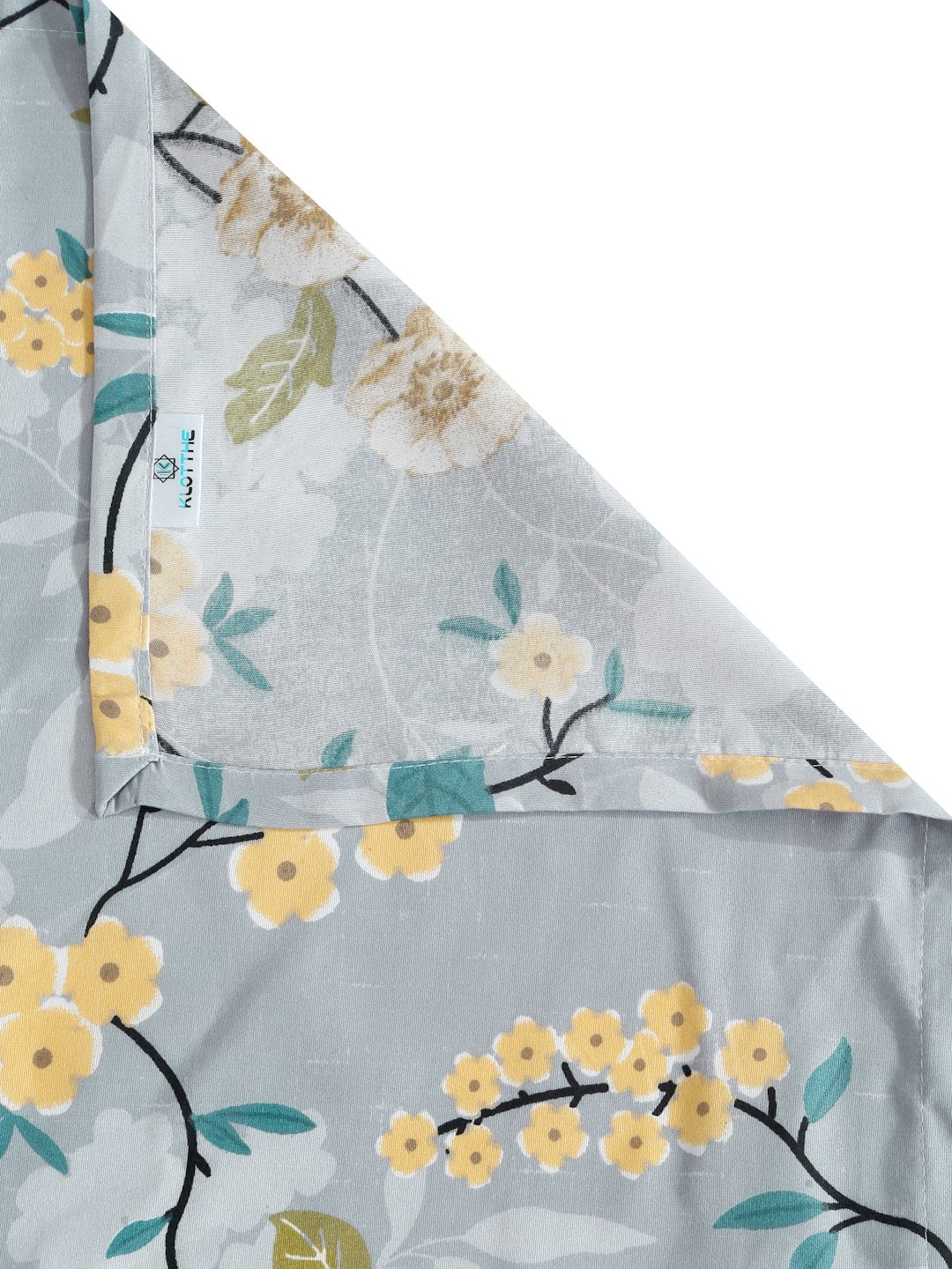 Multi Floral 300 TC Cotton Blend Single Bedsheet Set in Book Fold Packing