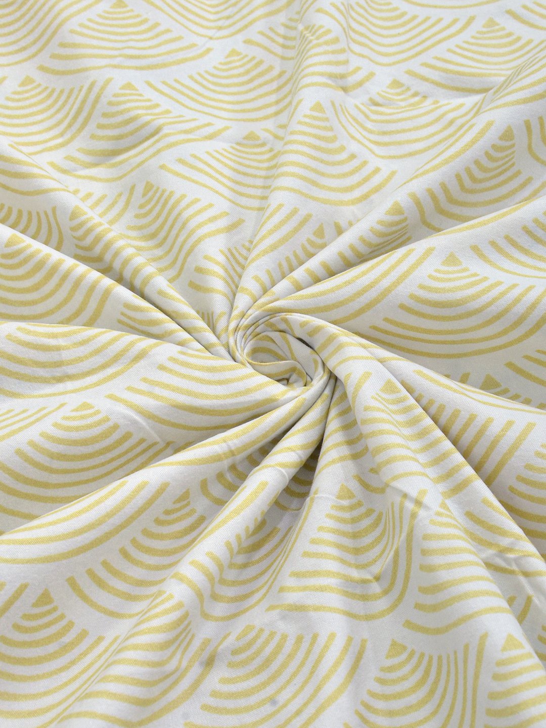 Grey Cotton Blend Floral Double Bed Dohar