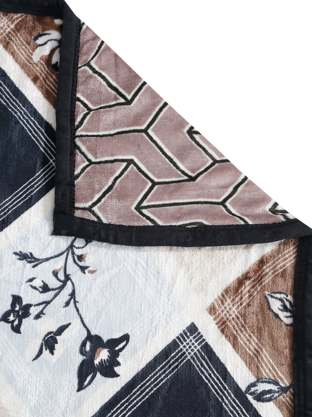 Multicolor Woolen Geometric Double Bed Dohar