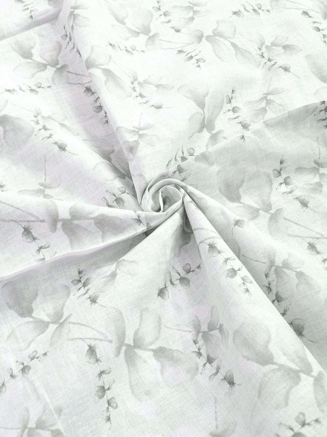 Green Pure Cotton Floral Double Bed Dohar