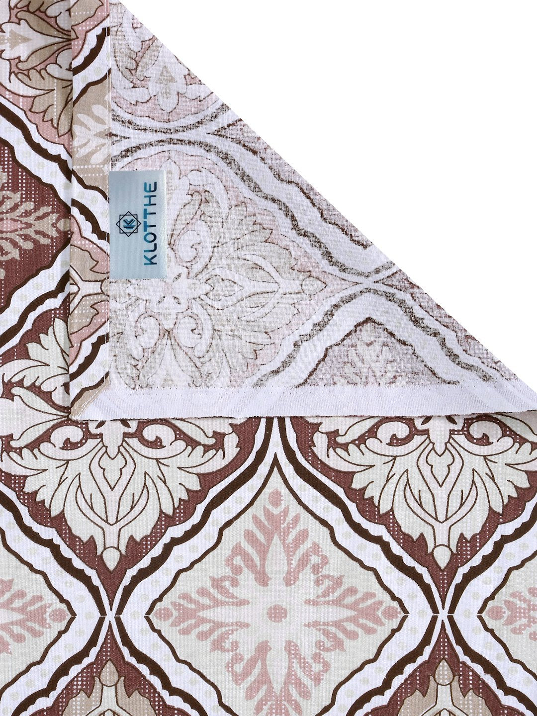 Multi Floral 400 TC Pure Cotton Double Bedsheet in Book Fold Packing