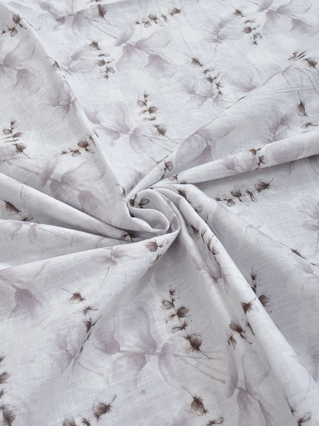 Purple Pure Cotton Floral Double Bed Dohar