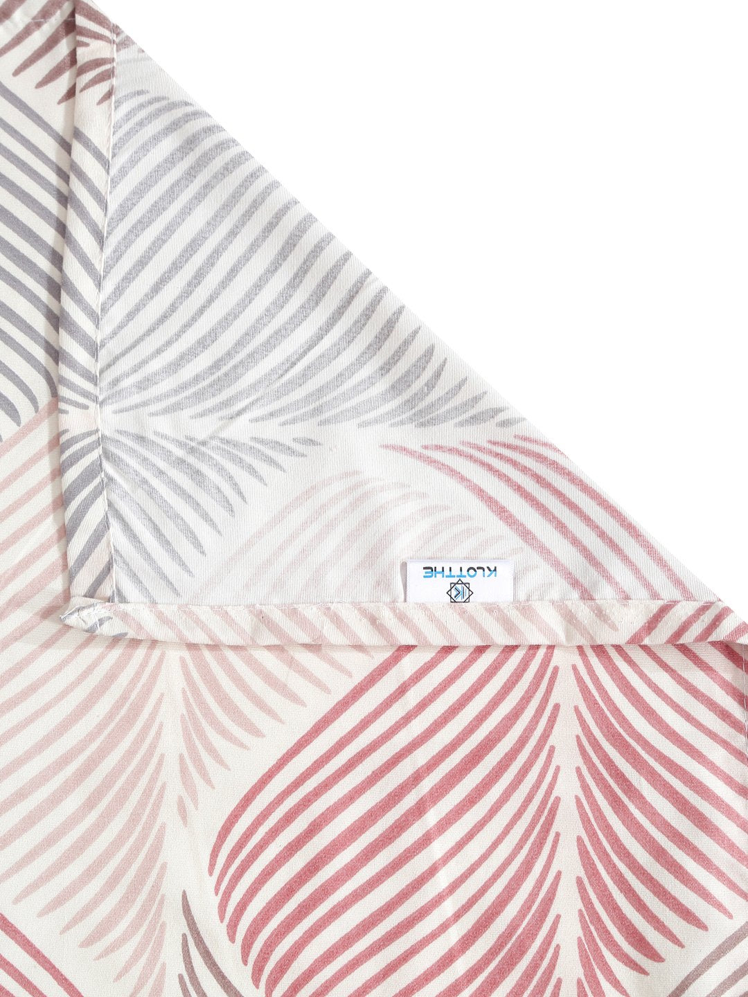 Book Fold Multi Abstract 300 TC Cotton Blend Double Bedsheet with 2 Pillow Covers