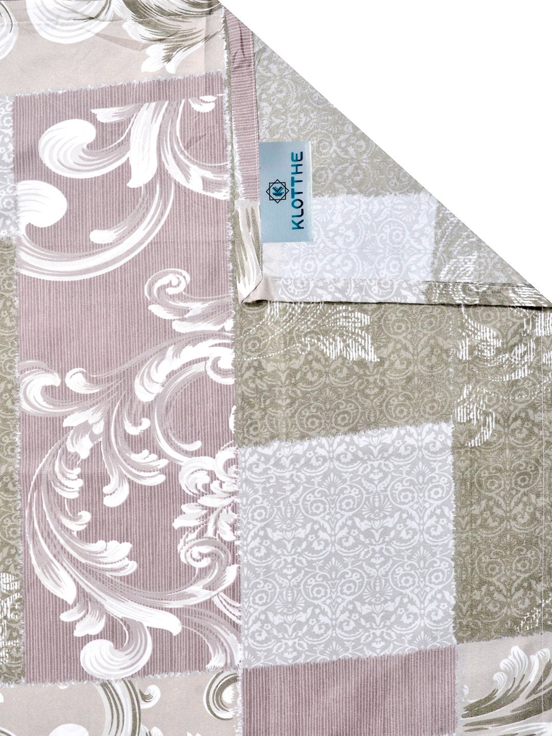 Multi Floral Cotton Blend Single Bedsheet with Pillow Cover