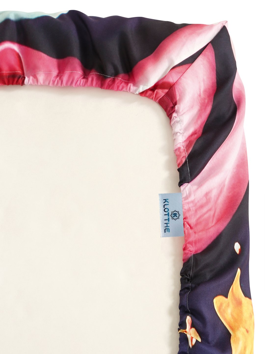 Multi Cartoon Characters 7D King Size Cotton Blend Fitted Double Bedsheet with 2 Pillow Covers