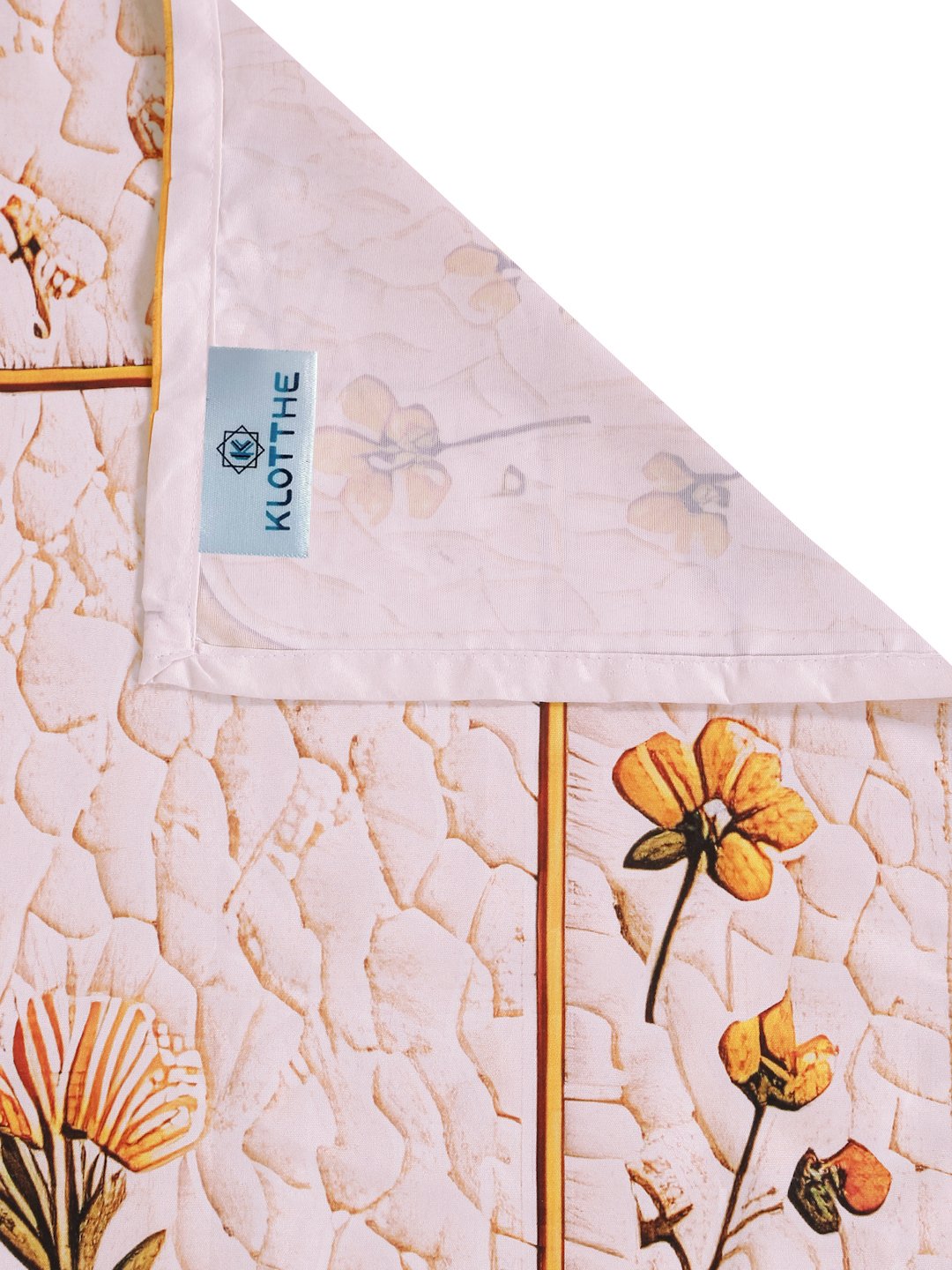 Digital Printed Multi Floral Cotton Blend Double Bedsheet with 2 Pillow Covers