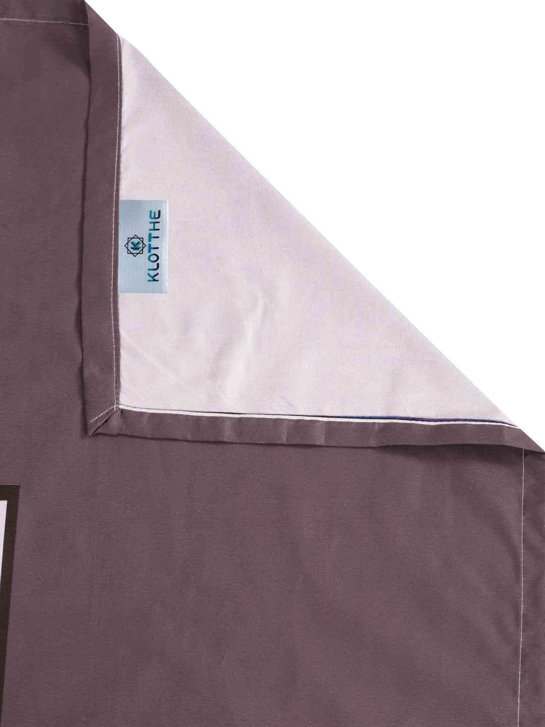 Digital White Floral Cotton Blend Double Bedsheet with 2 Pillow Covers