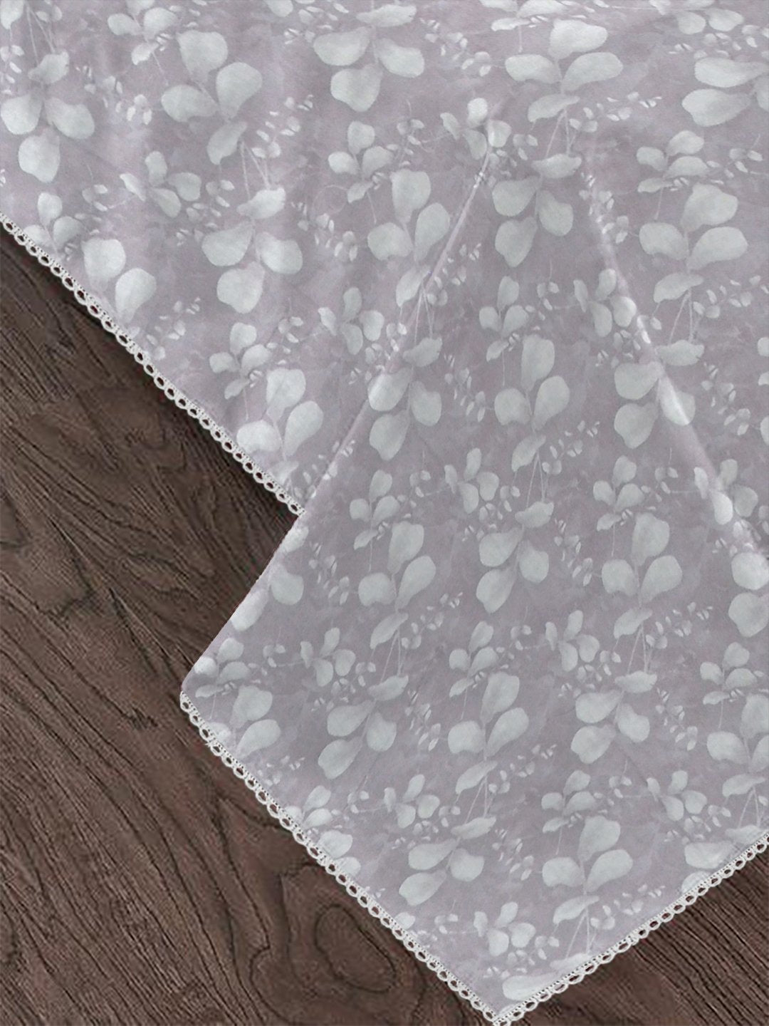 Purple Pure Cotton Floral Double Bed Dohar