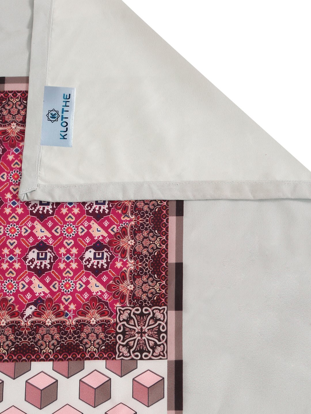 Multi Digital Floral Printed Cotton Blend Double Bedsheet with 2 Pillow Covers