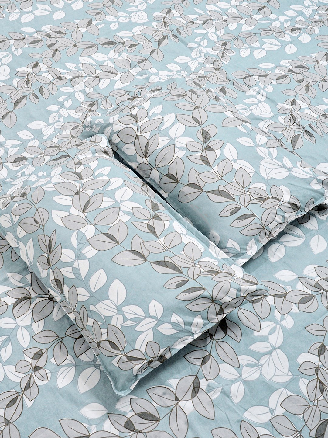 Multi Floral Cotton Blend Double Bedsheet with 2 Pillow Covers