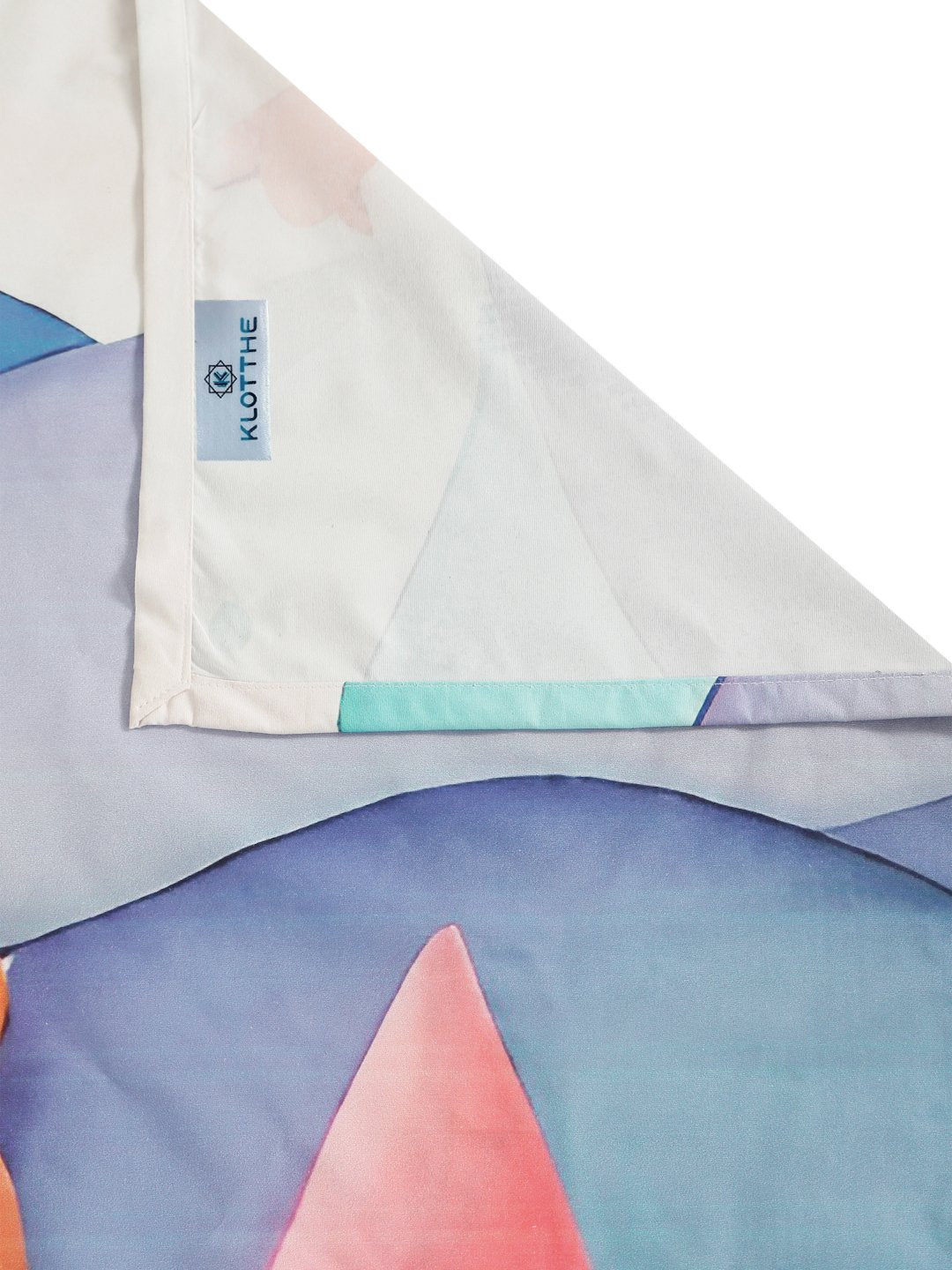 Multi 7D Floral Printed Cotton Blend Double Bedsheet with 2 Pillow Covers