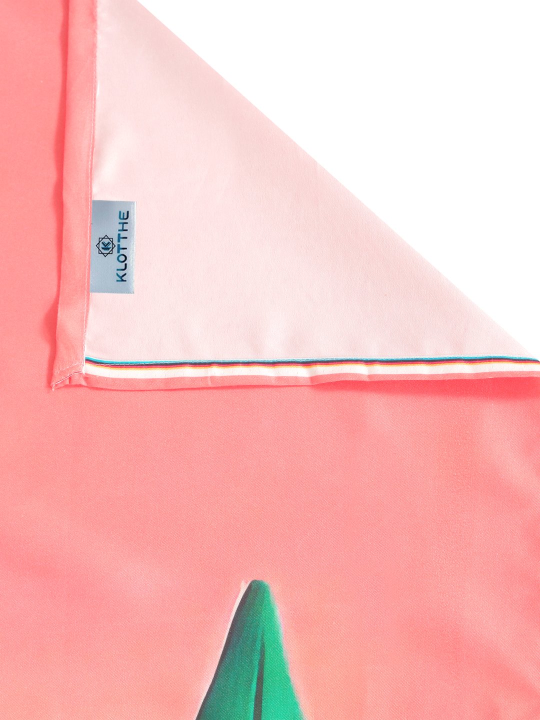 Green 7D Cartoon Characters Printed Cotton Blend Double Bedsheet with 2 Pillow Covers