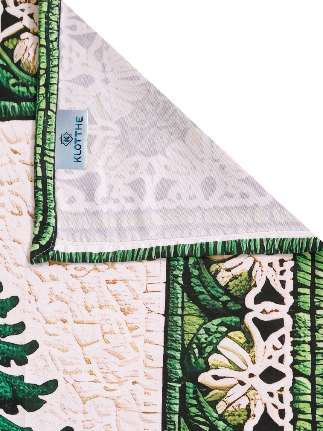 Digital Printed Green Floral Cotton Blend Double Bedsheet with 2 Pillow Covers