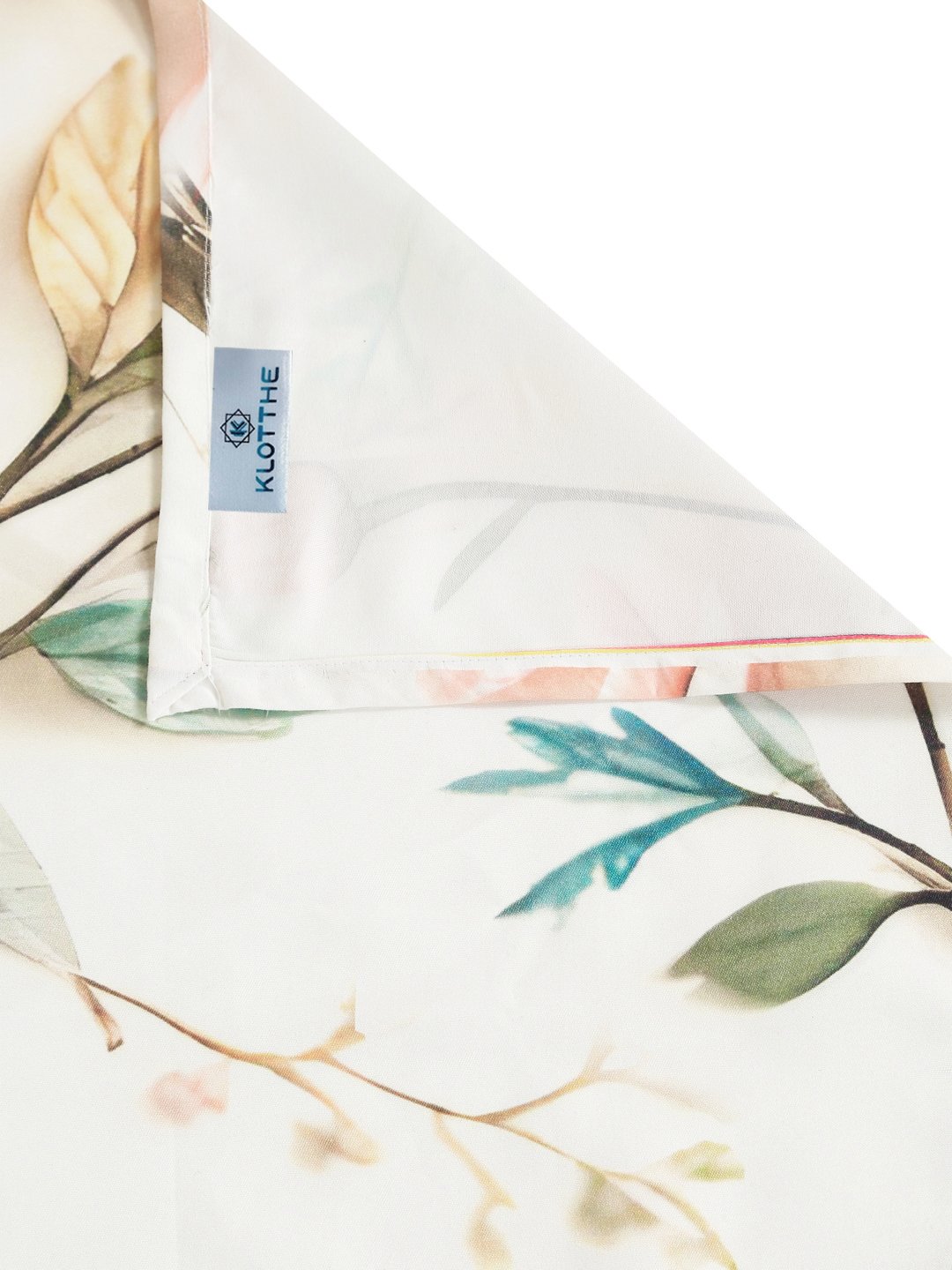 Cream 7D Animal Printed Cotton Blend Double Bedsheet with 2 Pillow Covers