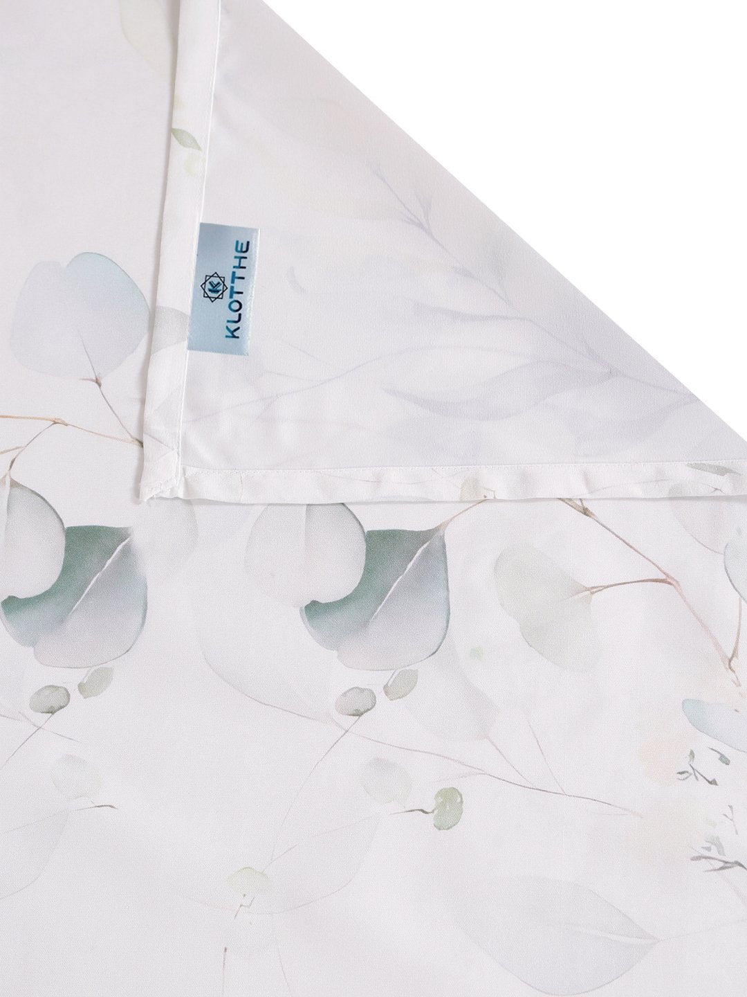 Cream 7D Floral Printed Cotton Blend Double Bedsheet with 2 Pillow Covers