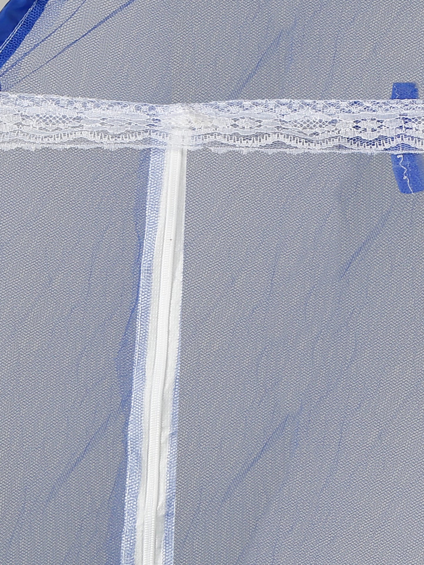 Blue King Size Washable Foldable Mosquito Net