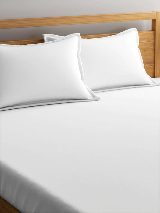 KLOTTHE Set of 2 White Cotton Fibre Pillow Fillers (44X68 cm)