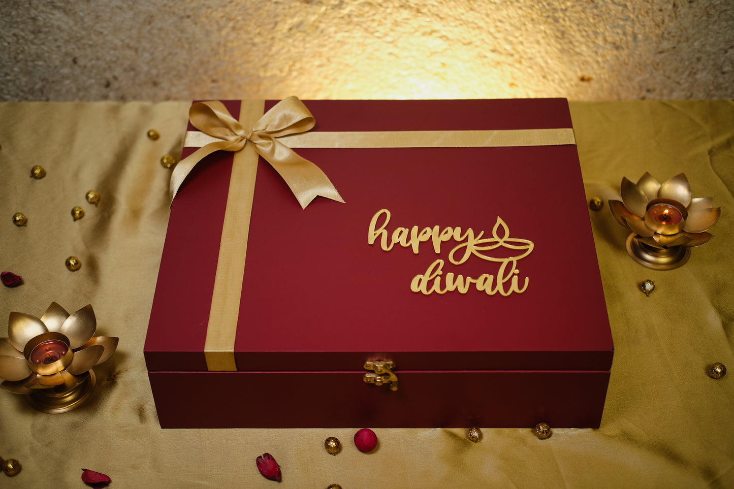 Maroon Diwali Gift Hamper By Klotthe®