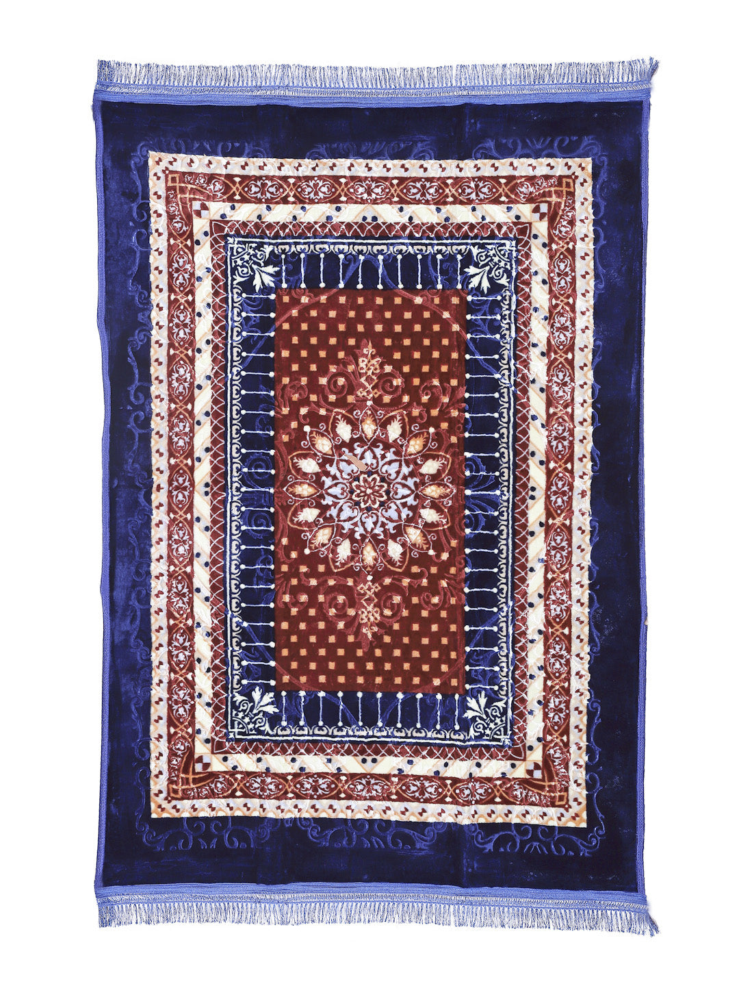 Klotthe Blue "195X140 cm" Floral Carpet