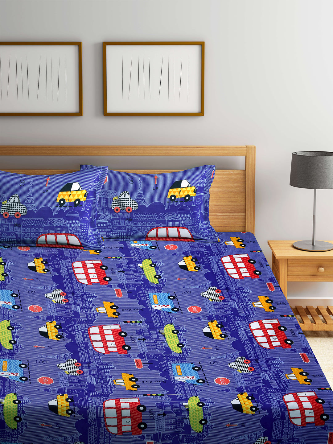 Special Kid's Edition Animal Bed Sheet Set with Two Pillow Covers by KLOTTHE®