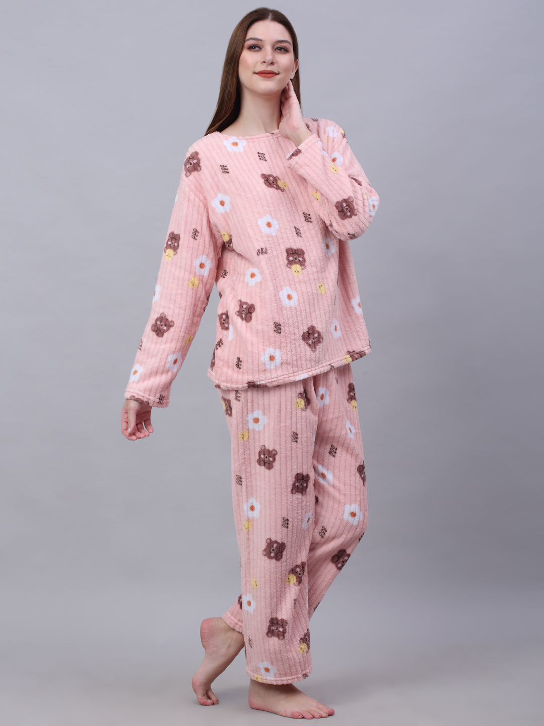 New Children Fleece Pajamas Warm Flannel Sleepwear Girls Boy Nightwear  Coral Fleece Kids pijamas Homewear Winter Pyjama