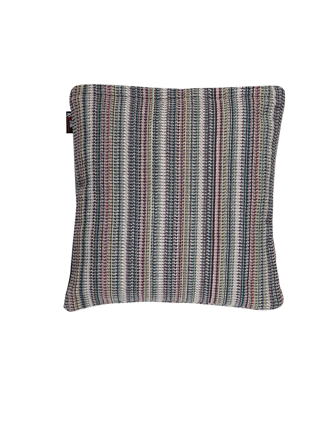 KLOTTHE Set of 5 Multi Cotton Self Design Cushion Covers (40X40 cm)