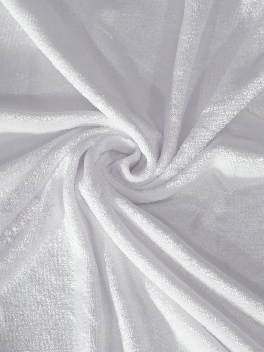Klotthe White Solid Woolen Fitted Double Bed Sheet with 2 Pillow Covers