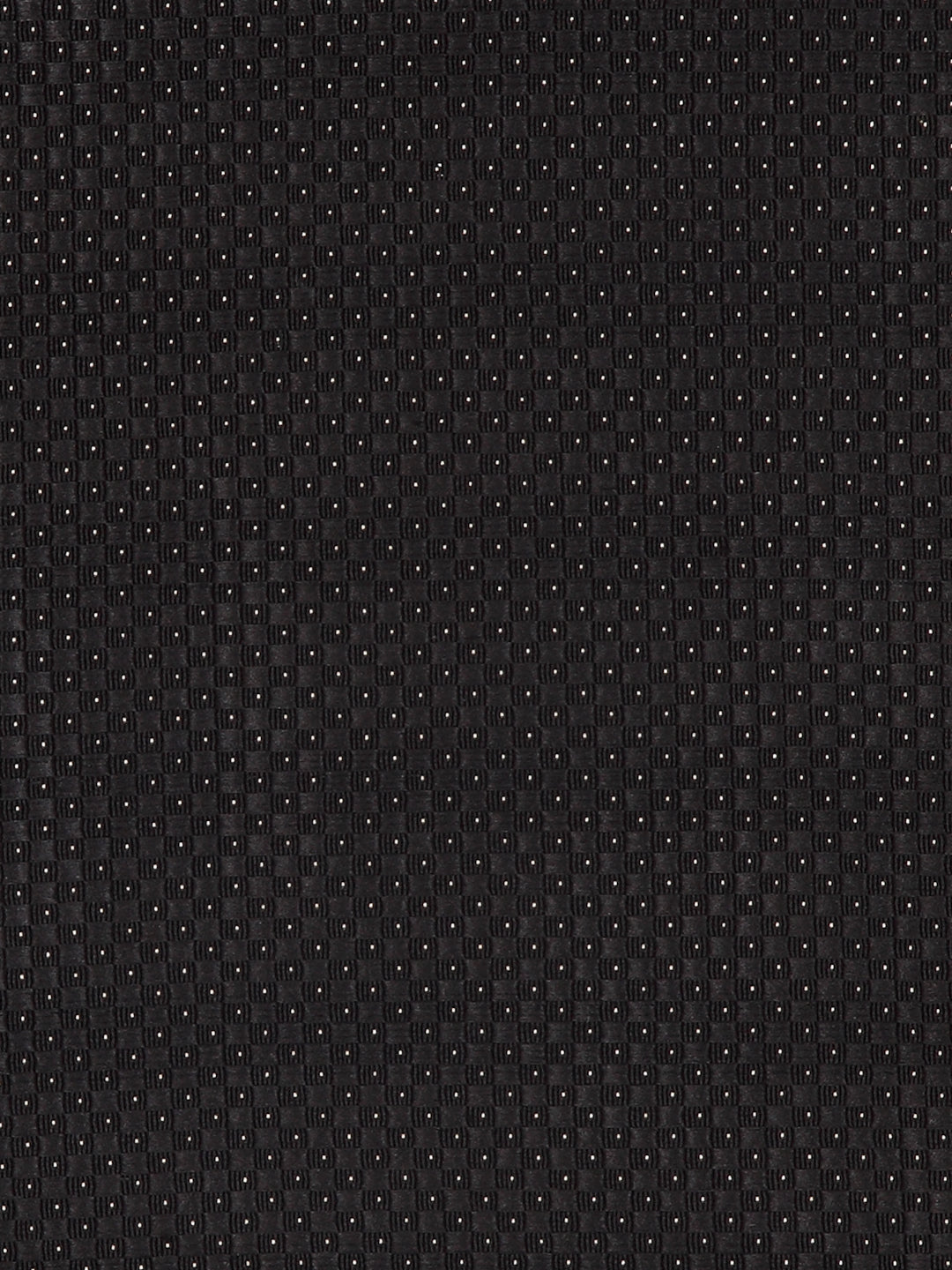 KLOTTHE Set of 5 Black Polycotton Self Design Cushion Covers (35X35 cm)