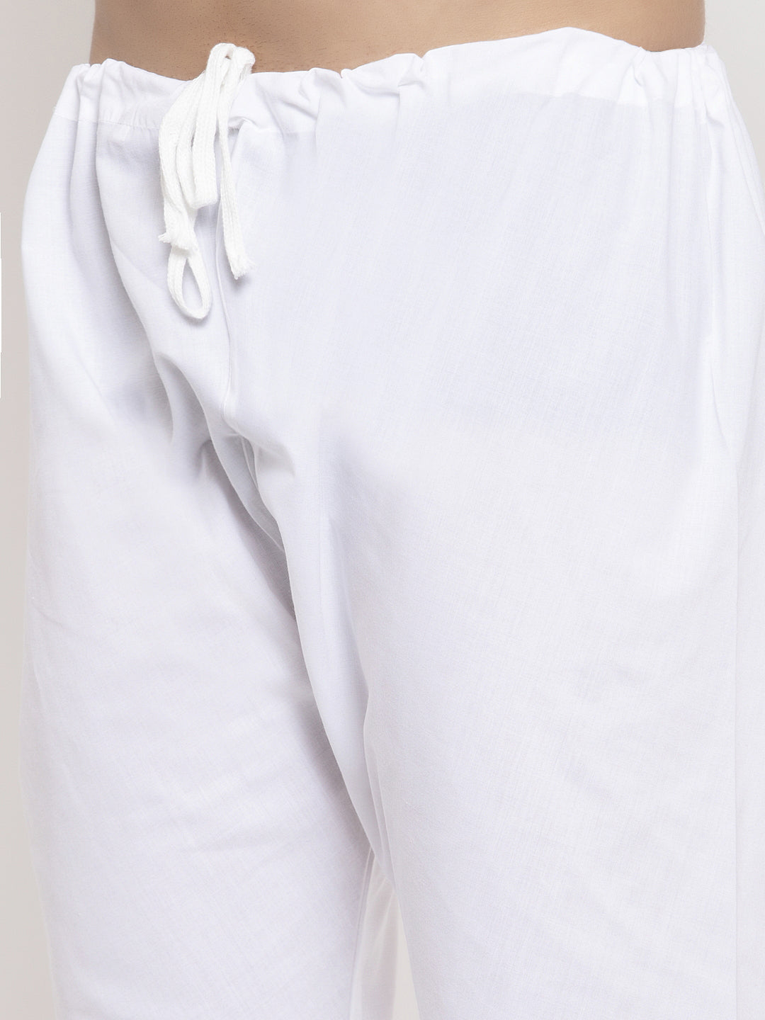 KLOTTHE Beige Cotton Solid Kurta With Pyjama