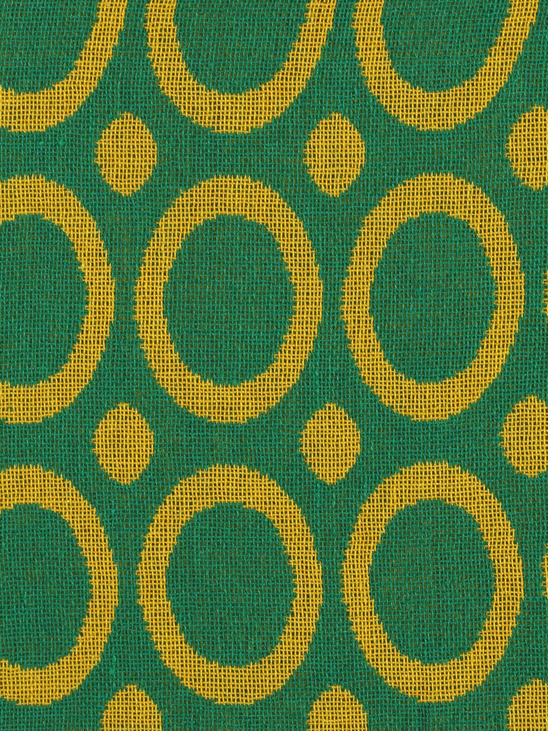 Klotthe Set of 5 Green 12"X12" Geometric Cotton Cushion Covers