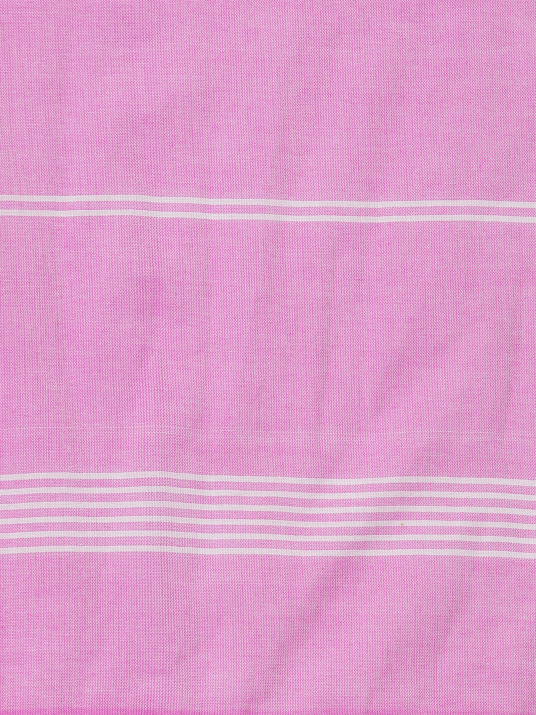 Klotthe Women Pink Striped Cotton Stole